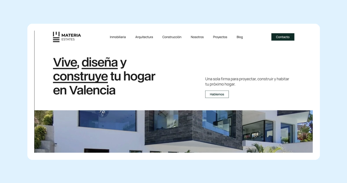 Historia — Web + SEO