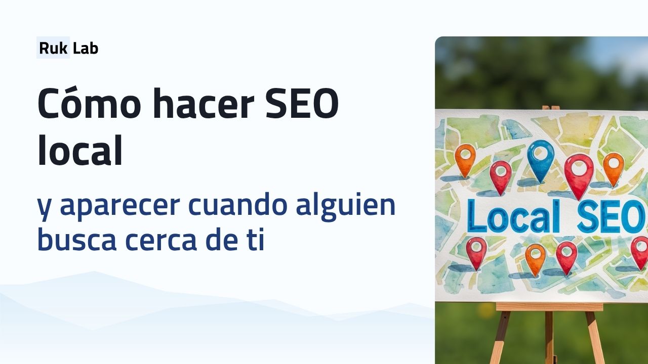 Cómo hacer SEO local y aparecer cuando alguien busca cerca de ti